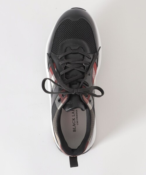 BLACK LABEL CRESTBRIDGE(ブラックレーベル・クレストブリッジ)の「【BLACK.lab】レッドクレストブリッジチェックコンビビブラムスニーカー(スニーカー・メンズ・レッド系その他2・25.0cm/26.0cm/27.0cm)」の2枚目の写真