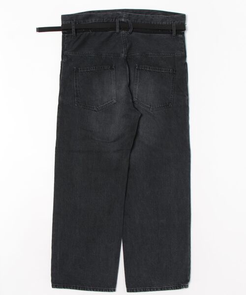 DRESSLAVE（ドレスレイブ）の「over tuck black denim pants(オーバータックブラックデニムパンツ)（デニムパンツ・レディース・ブラック・38）」の15枚目の写真