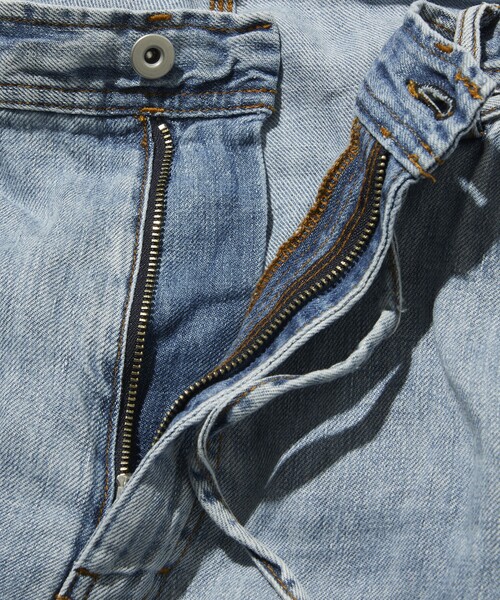 CAHLUMN(カウラム)の「CAHLUMN/カウラム Linen Denim Painter Pant/リネン デニム ペインターパンツ(デニムパンツ・メンズ・ネイビー/ブラック・XX-LARGE/X-LARGE/LARGE/MEDIUM)」の5枚目の写真