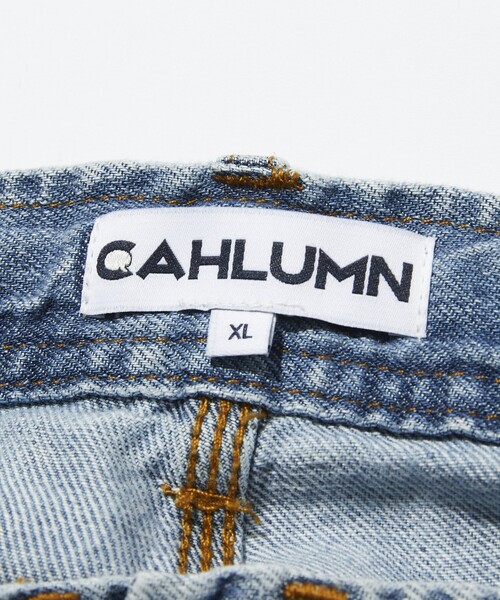 CAHLUMN(カウラム)の「CAHLUMN/カウラム Linen Denim Painter Pant/リネン デニム ペインターパンツ(デニムパンツ・メンズ・ネイビー/ブラック・XX-LARGE/X-LARGE/LARGE/MEDIUM)」の6枚目の写真