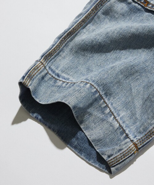 CAHLUMN(カウラム)の「CAHLUMN/カウラム Linen Denim Painter Pant/リネン デニム ペインターパンツ(デニムパンツ・メンズ・ネイビー/ブラック・XX-LARGE/X-LARGE/LARGE/MEDIUM)」の8枚目の写真