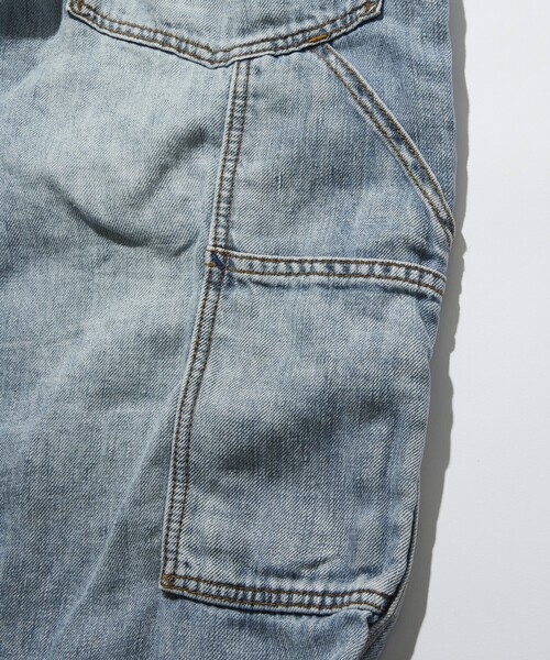 CAHLUMN(カウラム)の「CAHLUMN/カウラム Linen Denim Painter Pant/リネン デニム ペインターパンツ(デニムパンツ・メンズ・ネイビー/ブラック・XX-LARGE/X-LARGE/LARGE/MEDIUM)」の10枚目の写真