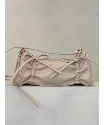 dazzlin | ダブルギャザーリボンバッグ(ハンドバッグ)