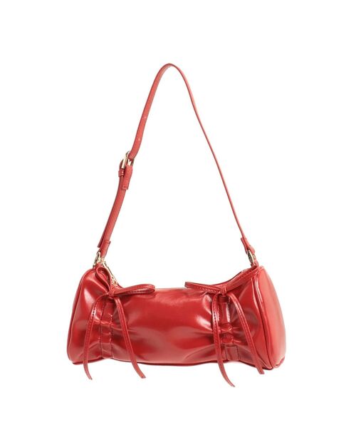 dazzlin（ダズリン）の「ダブルギャザーリボンバッグ（ハンドバッグ・レディース・アイボリー/ブラック/レッド・FREE）」の13枚目の写真