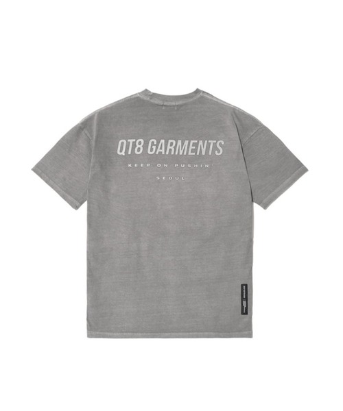 QT8（キューティーエイト）の「QT8 GARMENTS／Pigment ロゴ T（Tシャツ/カットソー・メンズ・グレー/ネイビー/チャコール・MEDIUM/LARGE）」の10枚目の写真