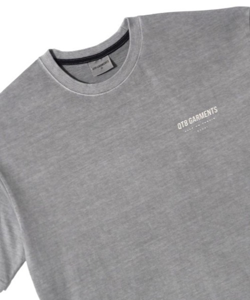 QT8（キューティーエイト）の「QT8 GARMENTS／Pigment ロゴ T（Tシャツ/カットソー・メンズ・グレー/ネイビー/チャコール・MEDIUM/LARGE）」の11枚目の写真