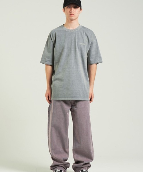 QT8（キューティーエイト）の「QT8 GARMENTS／Pigment ロゴ T（Tシャツ/カットソー・メンズ・グレー/ネイビー/チャコール・MEDIUM/LARGE）」の14枚目の写真
