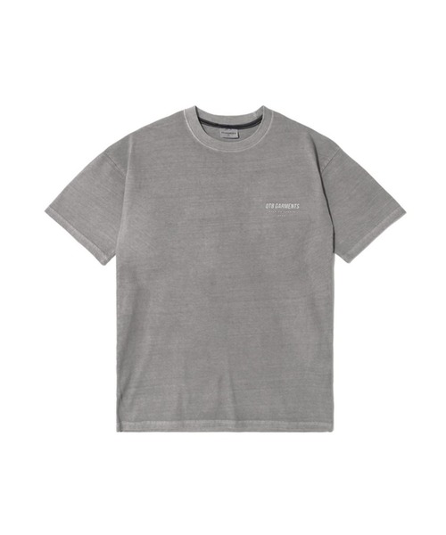 QT8（キューティーエイト）の「QT8 GARMENTS／Pigment ロゴ T（Tシャツ/カットソー・メンズ・グレー/ネイビー/チャコール・MEDIUM/LARGE）」の9枚目の写真