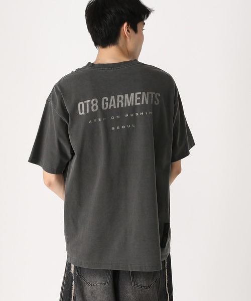 セール】QT8 GARMENTS／Pigment ロゴ T（Tシャツ/カットソー）｜QT8