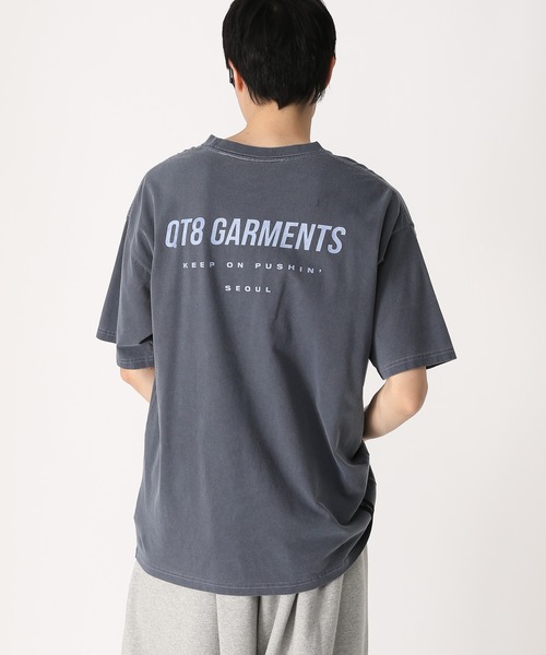 セール】QT8 GARMENTS／Pigment ロゴ T（Tシャツ/カットソー