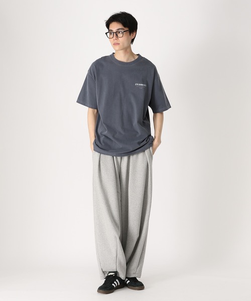 QT8（キューティーエイト）の「QT8 GARMENTS／Pigment ロゴ T（Tシャツ/カットソー・メンズ・グレー/ネイビー/チャコール・MEDIUM/LARGE）」の22枚目の写真