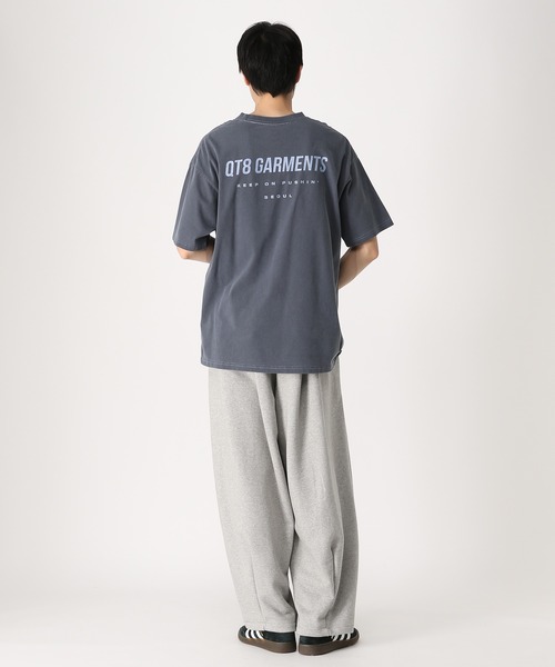 DC ナイロンTシャツ セール】QT8 GARMENTS／Pigment ロゴ T（Tシャツ/カットソー