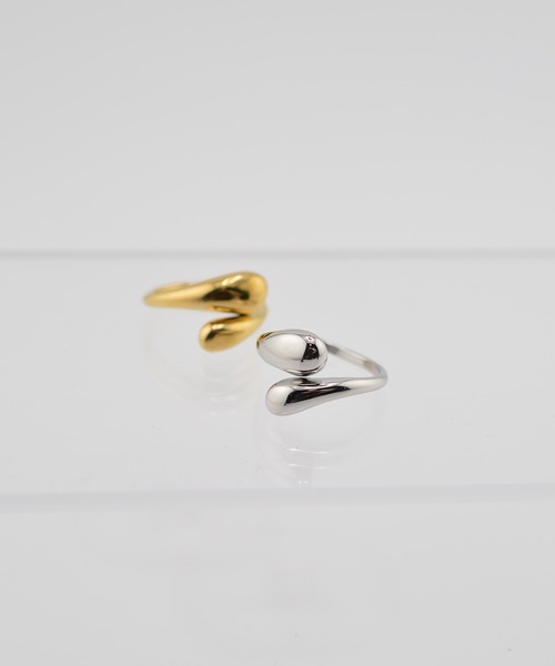BROTHERHOOD(ブラザーフッド)の「【earyear】Tear Open design peti Volume Ring(リング・レディース・シルバー/ゴールド・MEDIUM/LARGE)」の3枚目の写真