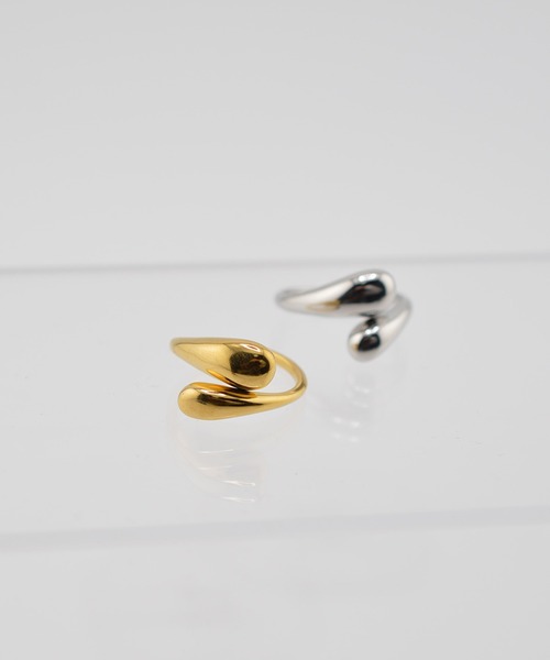 BROTHERHOOD(ブラザーフッド)の「【earyear】Tear Open design peti Volume Ring(リング・レディース・シルバー/ゴールド・MEDIUM/LARGE)」の4枚目の写真