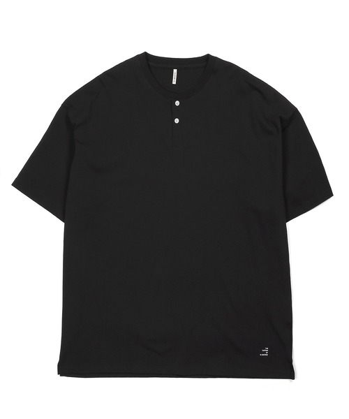 【未使用品】WE11DONE ZIP付オーバーシャツ 定価48,400円 セール】8oz HEAVY WEIGHT OVER SIZE HENLEY TEE：8オンス