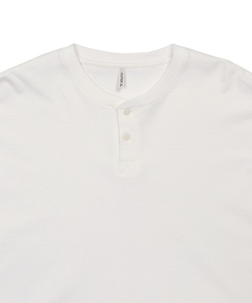 セール】8oz HEAVY WEIGHT OVER SIZE HENLEY TEE：8オンス