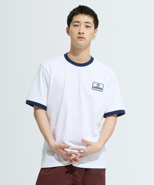 【関税・送料込み】adidas クラシック コントラスト 半袖Tシャツ セール】コントラスト 半袖Tシャツ / アディダスオリジナルス
