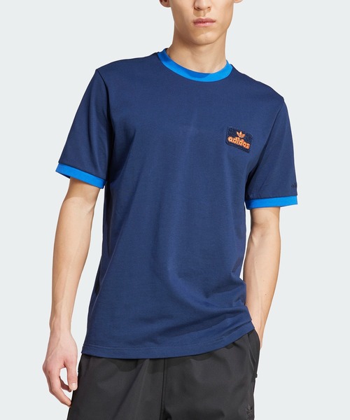 【関税・送料込み】adidas クラシック コントラスト 半袖Tシャツ セール】コントラスト 半袖Tシャツ / アディダスオリジナルス