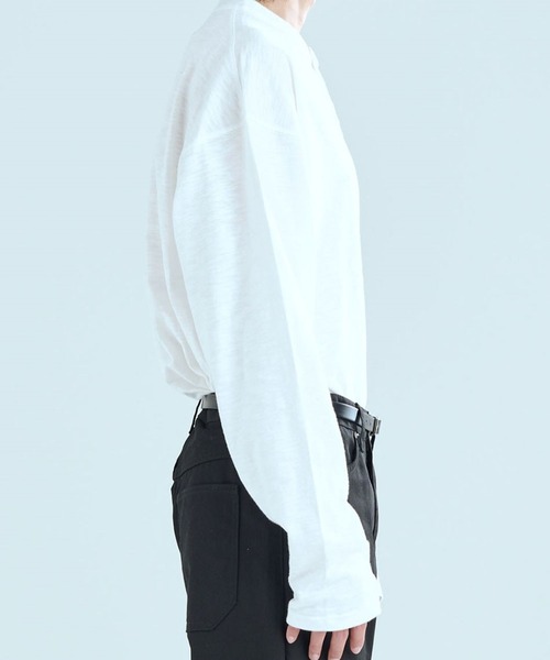 ZPLISH(ジプリシュ)の「ZPLISH/HENLYNECKロングスリーブ(Tシャツ/カットソー・メンズ・ブラック/ホワイト/チャコール・FREE)」の17枚目の写真