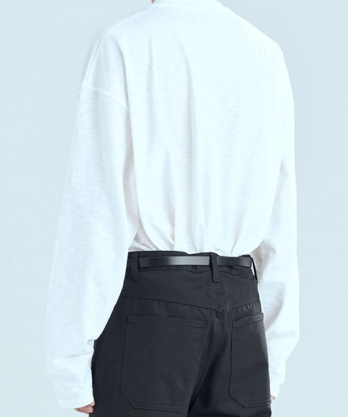 ZPLISH(ジプリシュ)の「ZPLISH/HENLYNECKロングスリーブ(Tシャツ/カットソー・メンズ・ブラック/ホワイト/チャコール・FREE)」の16枚目の写真