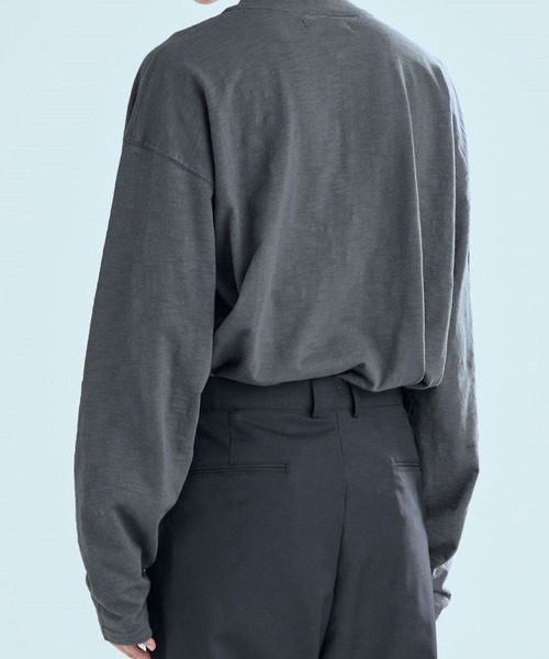 ZPLISH(ジプリシュ)の「ZPLISH/HENLYNECKロングスリーブ(Tシャツ/カットソー・メンズ・ブラック/ホワイト/チャコール・FREE)」の11枚目の写真