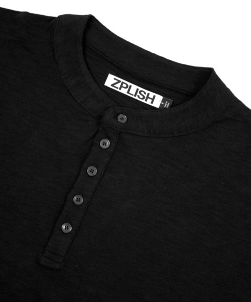 ZPLISH(ジプリシュ)の「ZPLISH/HENLYNECKロングスリーブ(Tシャツ/カットソー・メンズ・ブラック/ホワイト/チャコール・FREE)」の6枚目の写真