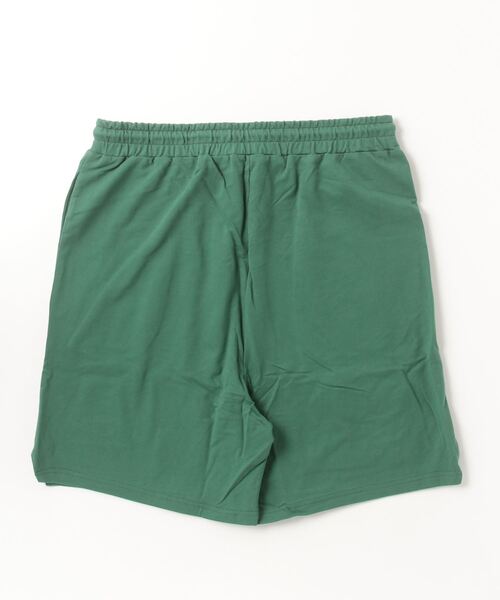 My sugar Babe（マイシュガーベイブ）の「M college logo wappen sweat shorts（スウェットパンツ・メンズ・杢グレー/グリーン・LARGE）」の3枚目の写真