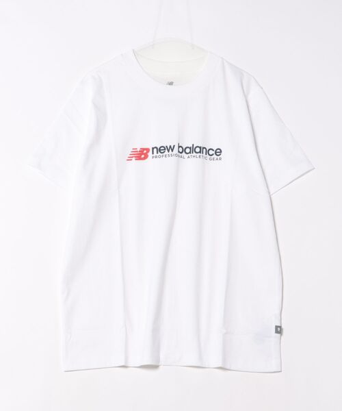 NEW BALANCE(ニューバランス)の「《New Balance》MT51933(Tシャツ/カットソー・メンズ・ホワイト/ブラック/グリーン系その他・S/M/L/2XL/XL)」の1枚目の写真