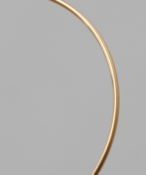 ORLEAN（オルレアン）の「【ORLEAN】 シンプルフープピアス 6cm（ピアス（両耳用）・レディース・シルバー/ゴールド・フリー）」の4枚目の写真