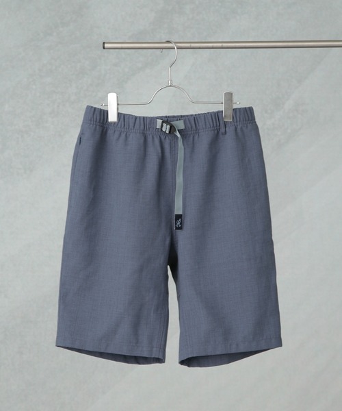 Gramicci(グラミチ)の「Gramicci/別注 LINEN BLEND PACKABLE SHORT(その他パンツ・メンズ・グレー/ブルー/ブラック/グリーン・L/M/S)」の4枚目の写真