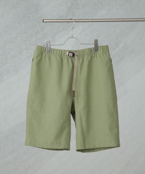 Gramicci(グラミチ)の「Gramicci/別注 LINEN BLEND PACKABLE SHORT(その他パンツ・メンズ・グレー/ブルー/ブラック/グリーン・L/M/S)」の3枚目の写真