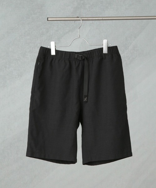 Gramicci(グラミチ)の「Gramicci/別注 LINEN BLEND PACKABLE SHORT(その他パンツ・メンズ・グレー/ブルー/ブラック/グリーン・L/M/S)」の2枚目の写真