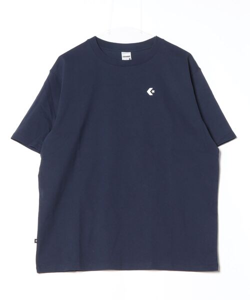 CONVERSE（コンバース）の「【別注】コンバース  AP ブラッシュ PT S/S Tシャツ 限定コラボ（Tシャツ/カットソー・メンズ・ホワイト/ペールイエロー/ネイビー・M/LL/L）」の2枚目の写真