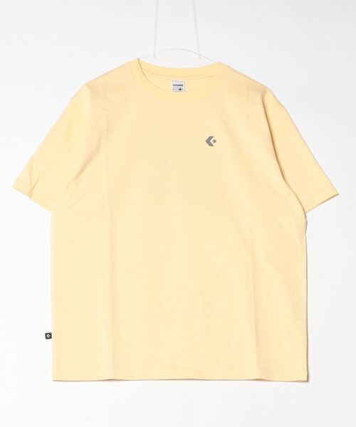 CONVERSE（コンバース）の「【別注】コンバース  AP ブラッシュ PT S/S Tシャツ 限定コラボ（Tシャツ/カットソー・メンズ・ホワイト/ペールイエロー/ネイビー・M/LL/L）」の3枚目の写真