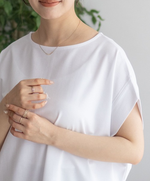 Howdy Marie(ハウディ―マリー)の「Howdy Marie フレンチスリーブプルオーバー(Tシャツ/カットソー・レディース・ホワイト/ブラック/グレー・M/L)」の7枚目の写真