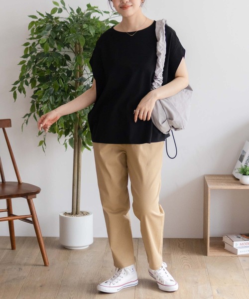 Howdy Marie(ハウディ―マリー)の「Howdy Marie フレンチスリーブプルオーバー(Tシャツ/カットソー・レディース・ホワイト/ブラック/グレー・M/L)」の8枚目の写真