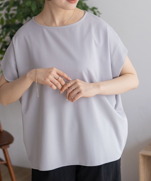 Howdy Marie(ハウディ―マリー)の「Howdy Marie フレンチスリーブプルオーバー(Tシャツ/カットソー・レディース・ホワイト/ブラック/グレー・M/L)」の14枚目の写真