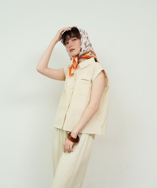 146t*美品 120%lino リネン フレンチスリーブ オープンカラーシャツ ドライポリオープンカラーシャツ（S） – WEGO ONLINE STORE