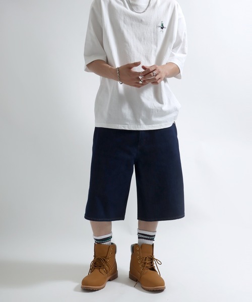 Wrangler(ラングラー)の「Wrangler(ラングラー)DENIM SHORTS/デニムショーツ/ハーフパンツ/ジョーツ メンズ レディース ユニセックス(デニムパンツ・メンズ・インディゴブルー・M/S/XL/L/XS)」の21枚目の写真