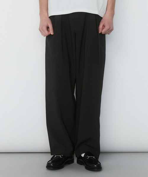 セール】VICTIM ヴィクティム / 2-TUCK SLACKS セットアップ2