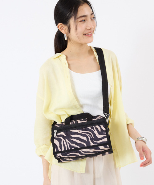 レスポートサック【LeSportsac】ミニバッグ　ハンドバッグ　ゼブラ レスポートサック LeSportsac MINI N/S TOTE MH （ノワール
