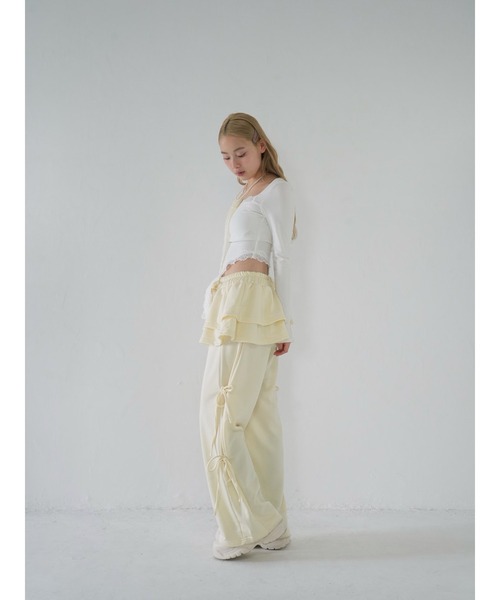 Uenui(ウニュイ)の「lace body suit tops(Tシャツ/カットソー・レディース・ブラック/ホワイト・FREE)」の10枚目の写真