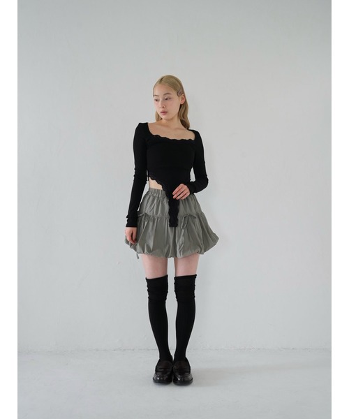 Uenui(ウニュイ)の「lace body suit tops(Tシャツ/カットソー・レディース・ブラック/ホワイト・FREE)」の17枚目の写真