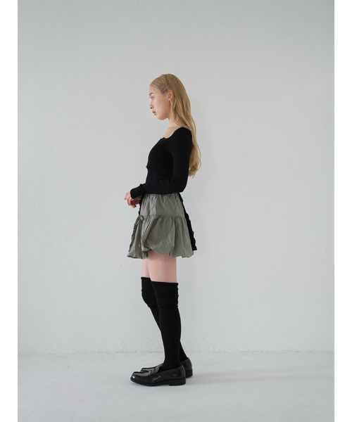 Uenui(ウニュイ)の「lace body suit tops(Tシャツ/カットソー・レディース・ブラック/ホワイト・FREE)」の18枚目の写真