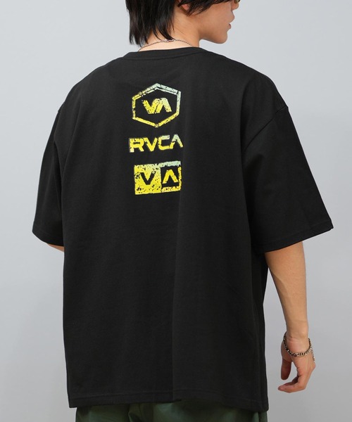 WEB限定 RVCA×FREAK'S STORE ルーカ  tシャツ 半袖 ブラック Ｌ RVCA（ルーカ） tシャツ 「ムラサキスポーツ限定」RVCA/ルーカ 半袖T