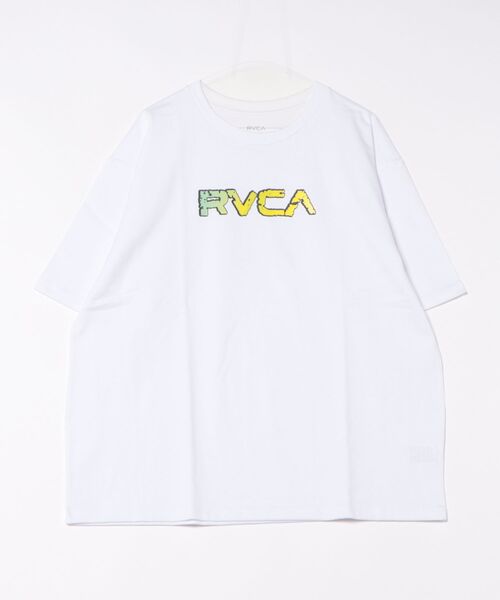 RVCA（ルーカ）の「RVCA/ルーカ 半袖Tシャツ ブランドロゴ オーバーサーズ BF04A-203（Tシャツ/カットソー・メンズ・ホワイト/ダークグレー/ブラック・L/M/S）」の7枚目の写真