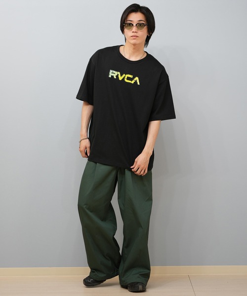 RVCA（ルーカ）の「RVCA/ルーカ 半袖Tシャツ ブランドロゴ オーバーサーズ BF04A-203（Tシャツ/カットソー・メンズ・ホワイト/ダークグレー/ブラック・L/M/S）」の19枚目の写真