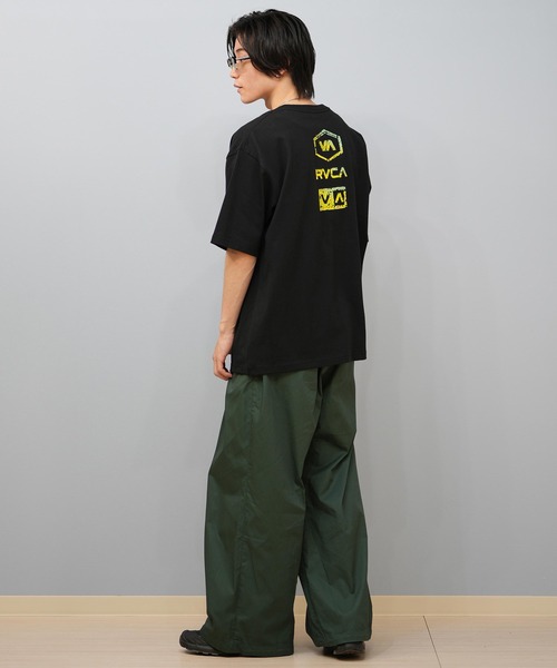 RVCA（ルーカ）の「RVCA/ルーカ 半袖Tシャツ ブランドロゴ オーバーサーズ BF04A-203（Tシャツ/カットソー・メンズ・ホワイト/ダークグレー/ブラック・L/M/S）」の18枚目の写真