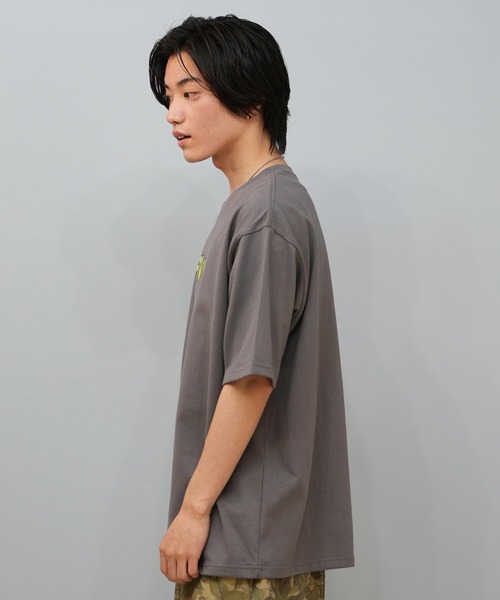 RVCA（ルーカ）の「RVCA/ルーカ 半袖Tシャツ ブランドロゴ オーバーサーズ BF04A-203（Tシャツ/カットソー・メンズ・ホワイト/ダークグレー/ブラック・L/M/S）」の14枚目の写真