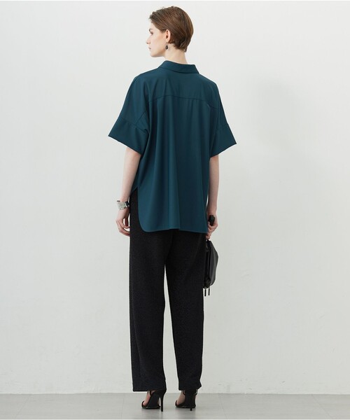 ICB(アイシービー)の「シャイニーラメジャガード セミワイドパンツ(その他パンツ・レディース・ブラック系・LARGE/X-LARGE)」の4枚目の写真